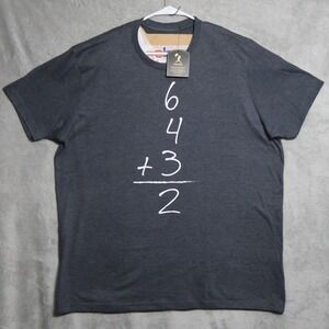 Baseballism 643 Shirt Mens 3XL Gray Graphic Tee Baseball MLB Double Play 6432